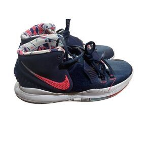 Nike‎ Kyrie 6 USA Midnight Blue Sz 8